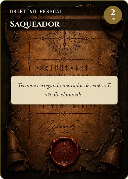 Carta de objetivo pessoal: Saqueador